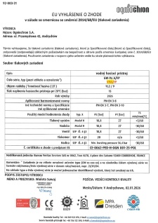 Prohlášení o shodě