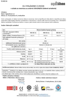 Prohlášení o shodě